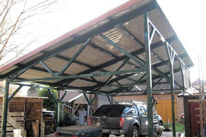 Carport mit Dach